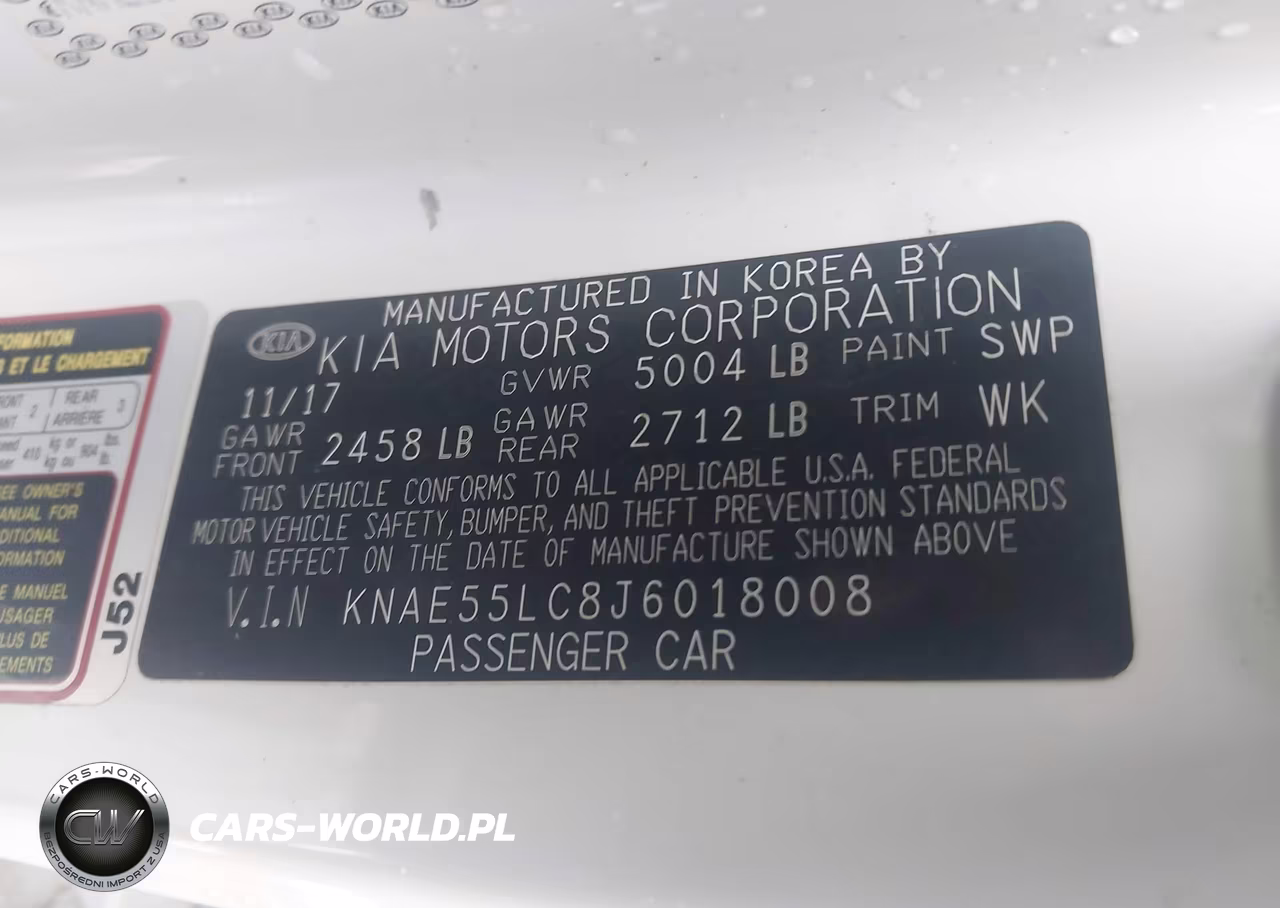 2018 Kia Stinger Gt2 VIN:KNAE55LC8J6018008 - 9