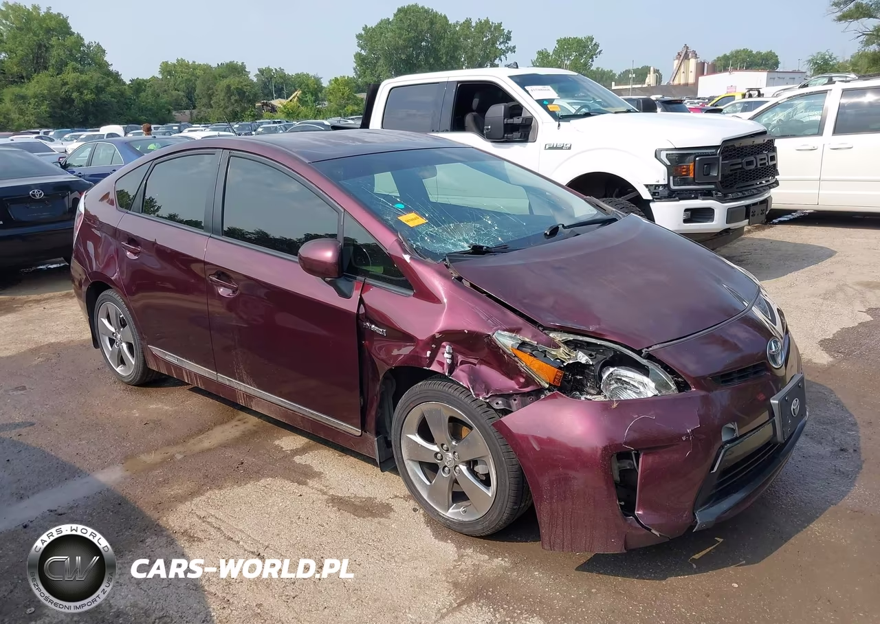 2013 Toyota Prius Three Se VIN:JTDKN3DU4D5601378 - 1