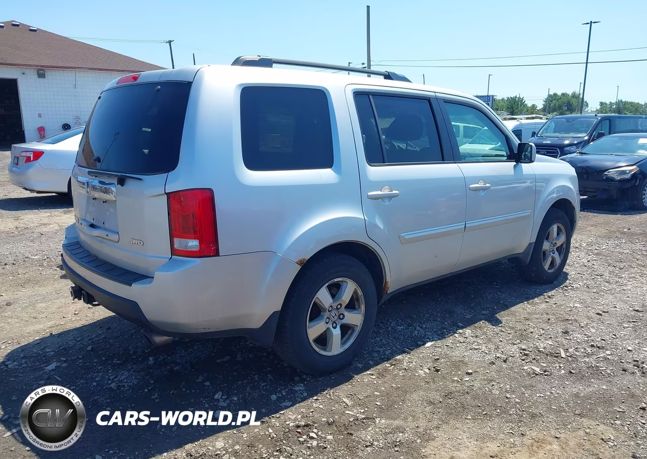 2009 Honda Pilot Ex VIN:5FNYF48489B011519 - 4