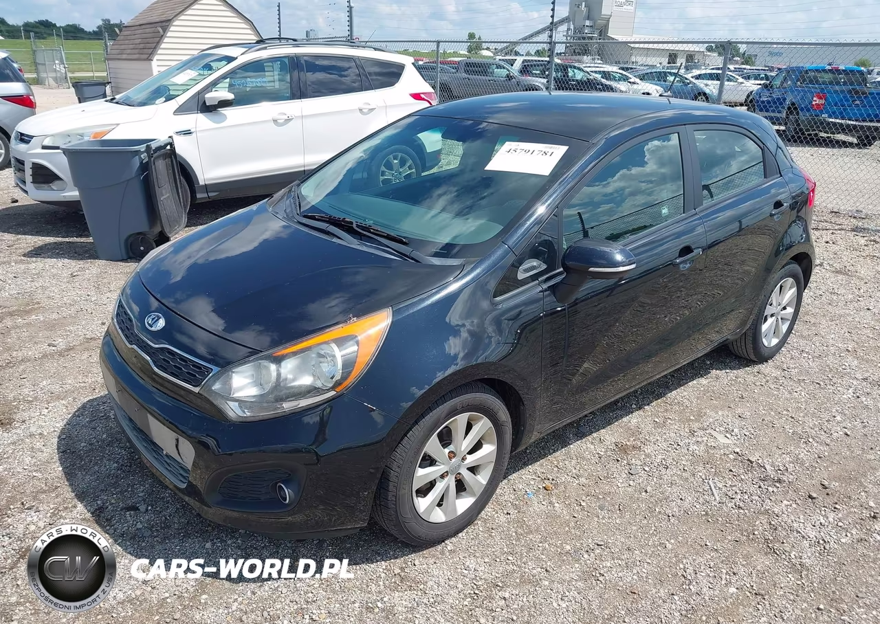 2013 Kia Rio Ex VIN:KNADN5A39D6107833 - 2