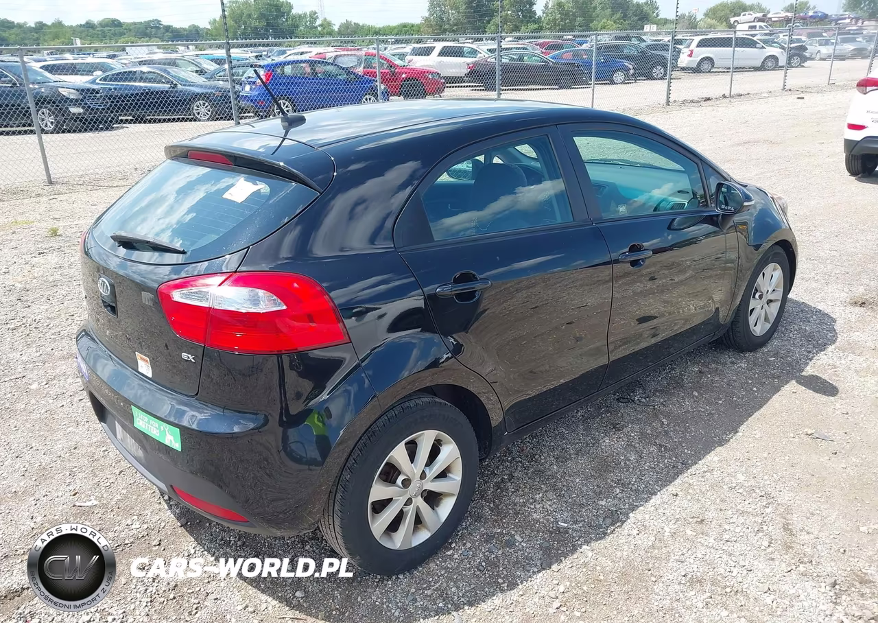 2013 Kia Rio Ex VIN:KNADN5A39D6107833 - 4