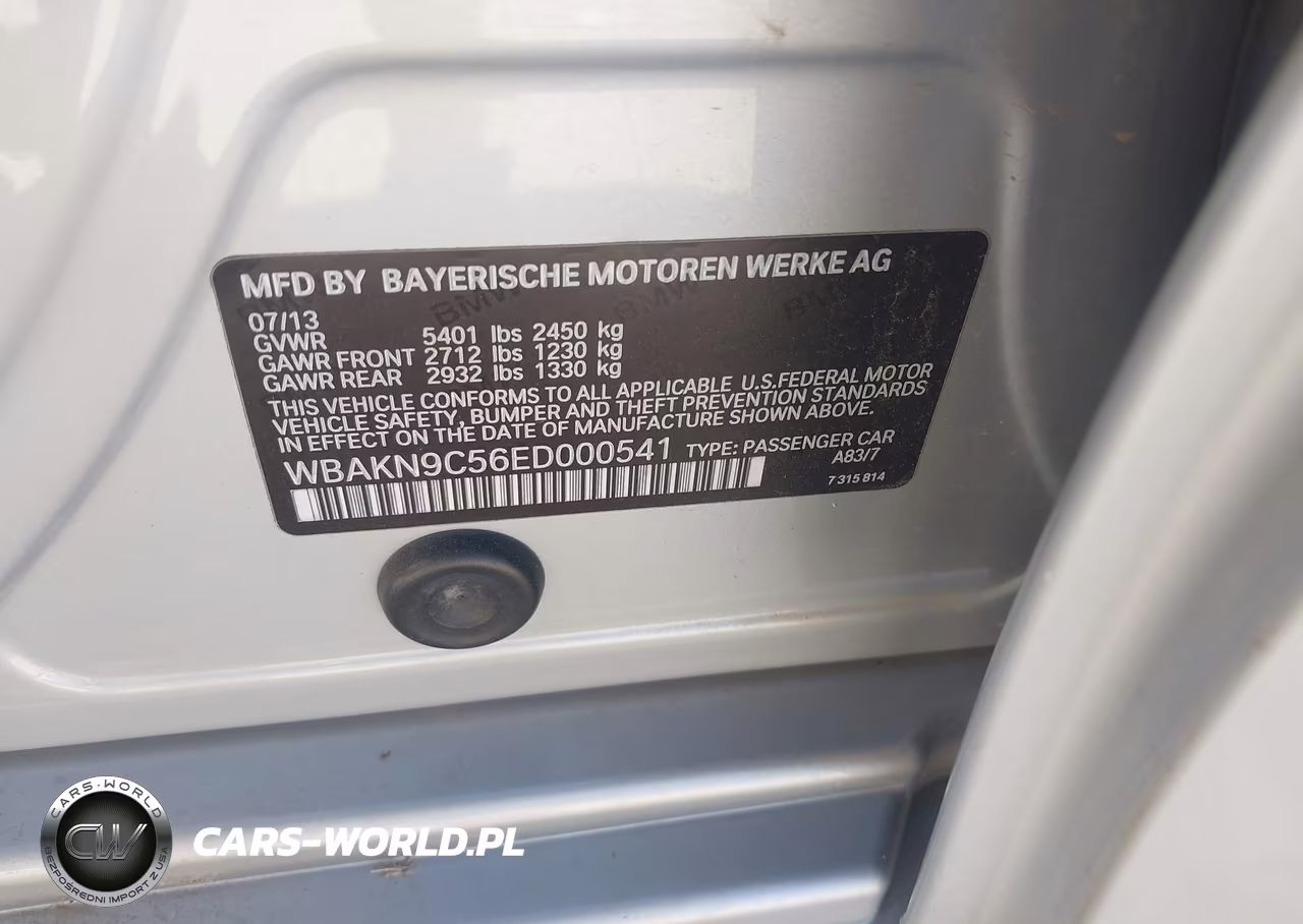 2014 BMW 550I VIN:WBAKN9C56ED000541 - 9
