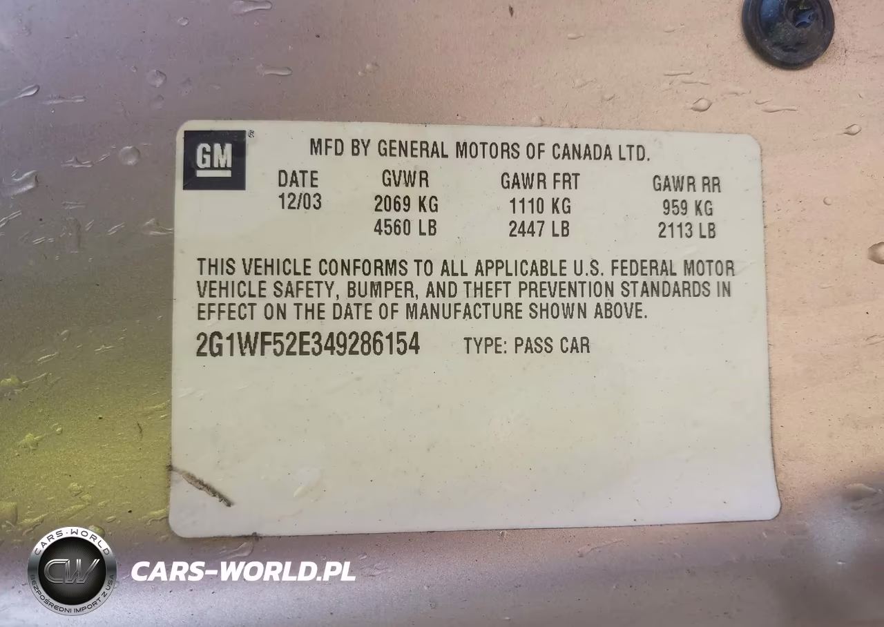 2004 Chevrolet Impala VIN:2G1WF52E349286154 - 9