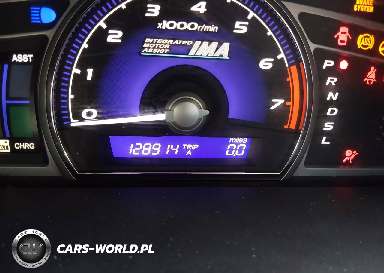 2007 Honda Civic Hybrid VIN:JHMFA36227S009006 - 7