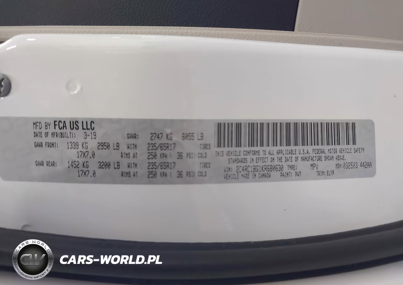 2019 Chrysler Pacifica Touring L VIN:2C4RC1BG1KR680630 - 9
