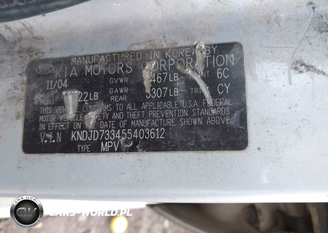 2005 Kia Sorento Ex-Lx VIN:KNDJD733455403612 - 9