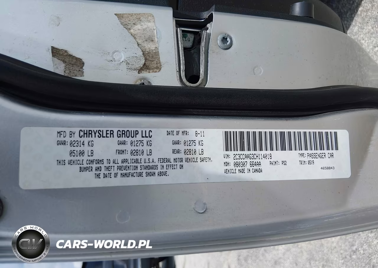 2012 Chrysler 300 VIN:2C3CCAAG3CH114018 - 9