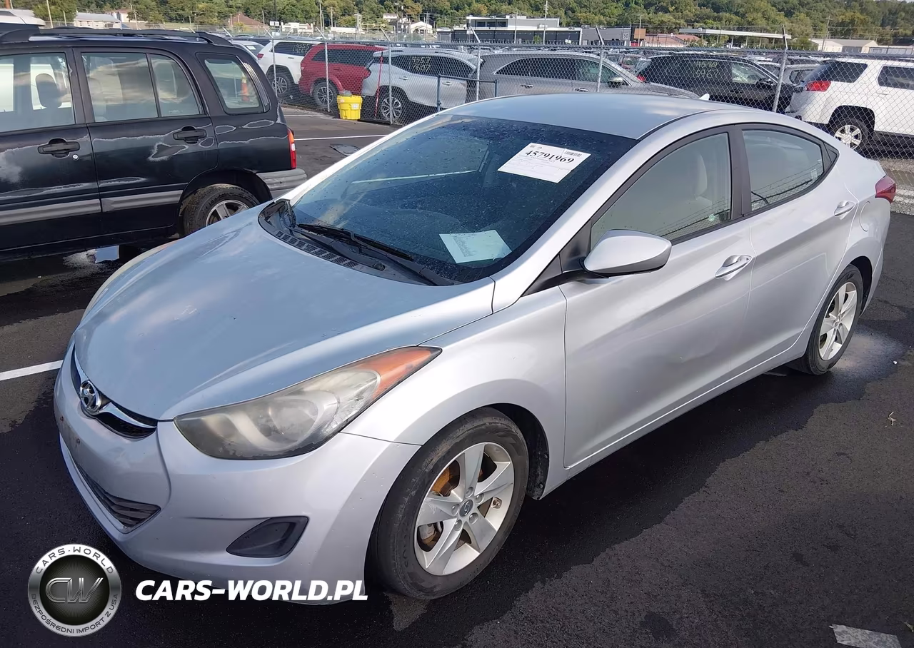 2013 Hyundai Elantra Gls VIN:5NPDH4AE5DH351510 - 2