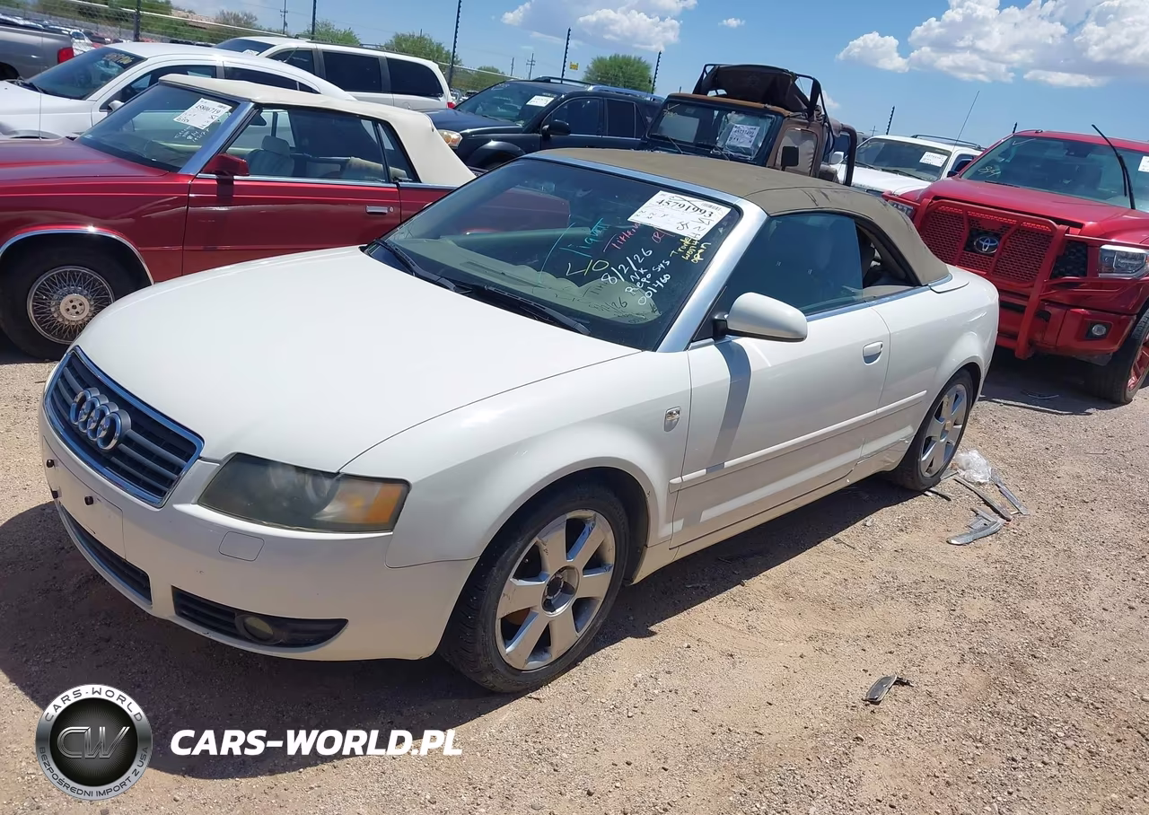 2005 Audi A4 1.8T VIN:WAUAC48H75K001460 - 2