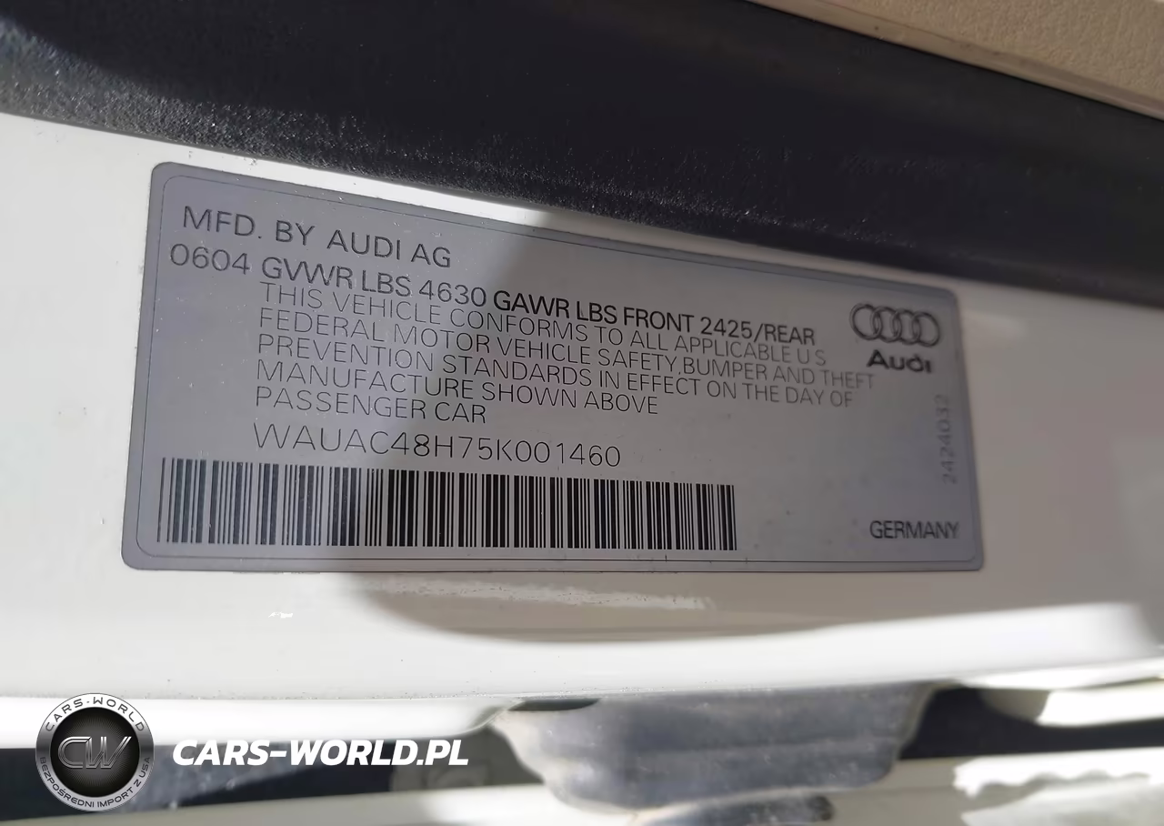 2005 Audi A4 1.8T VIN:WAUAC48H75K001460 - 9