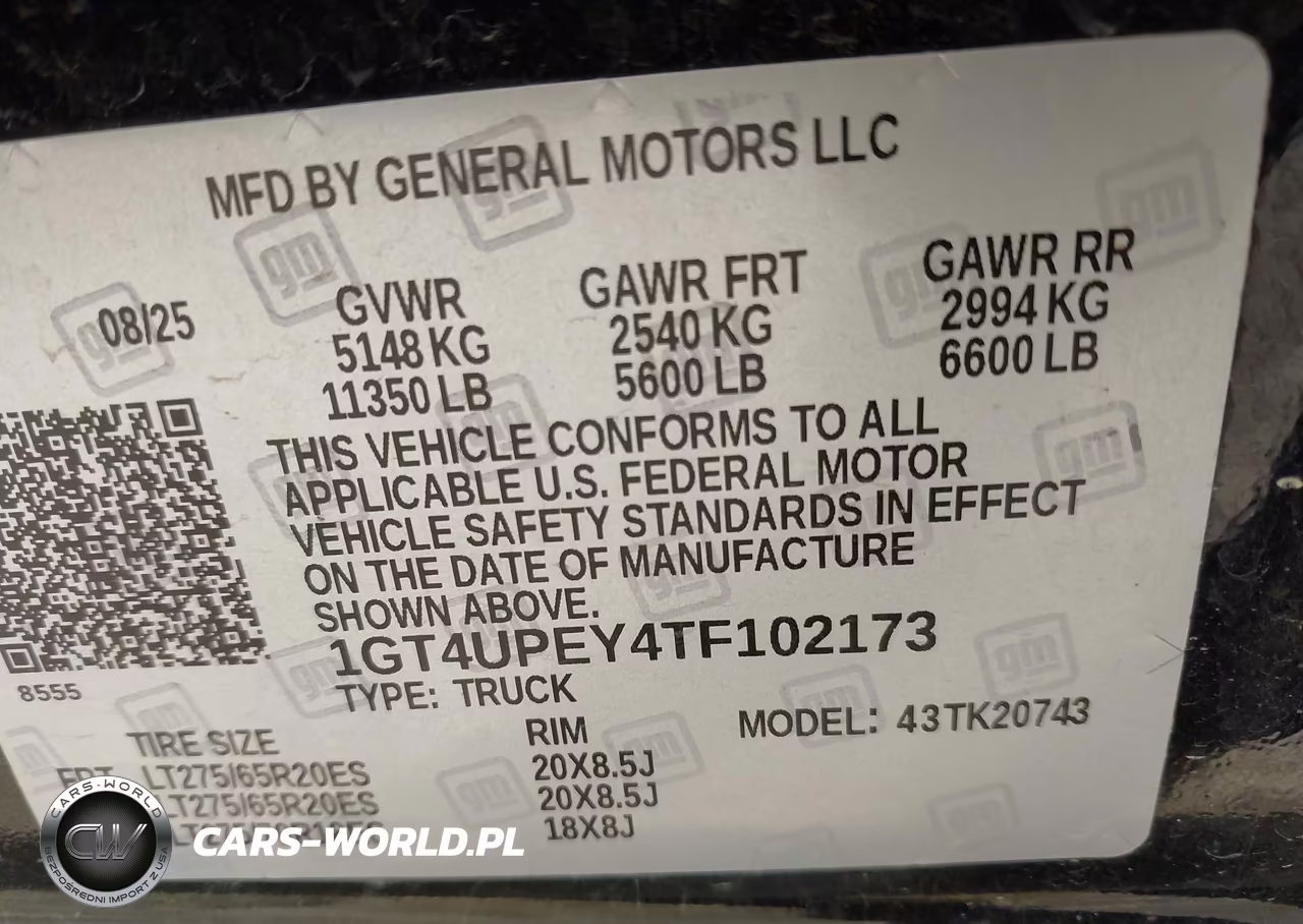 2026 GMC Sierra 2500 Hd , Standard Bed, At4, 4Wd VIN:1GT4UPEY4TF102173 - 8