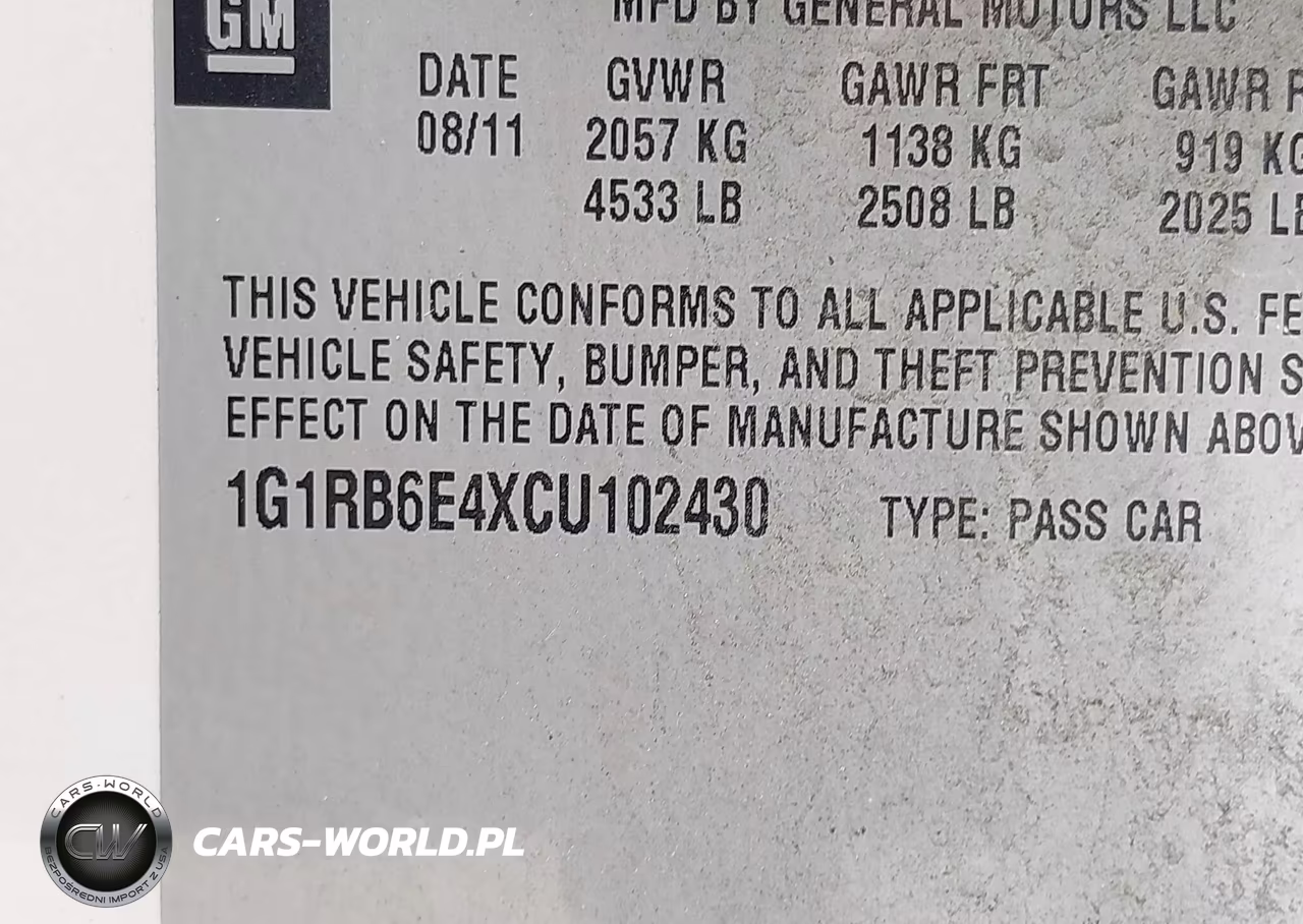 2012 Chevrolet Volt VIN:1G1RB6E4XCU102430 - 9