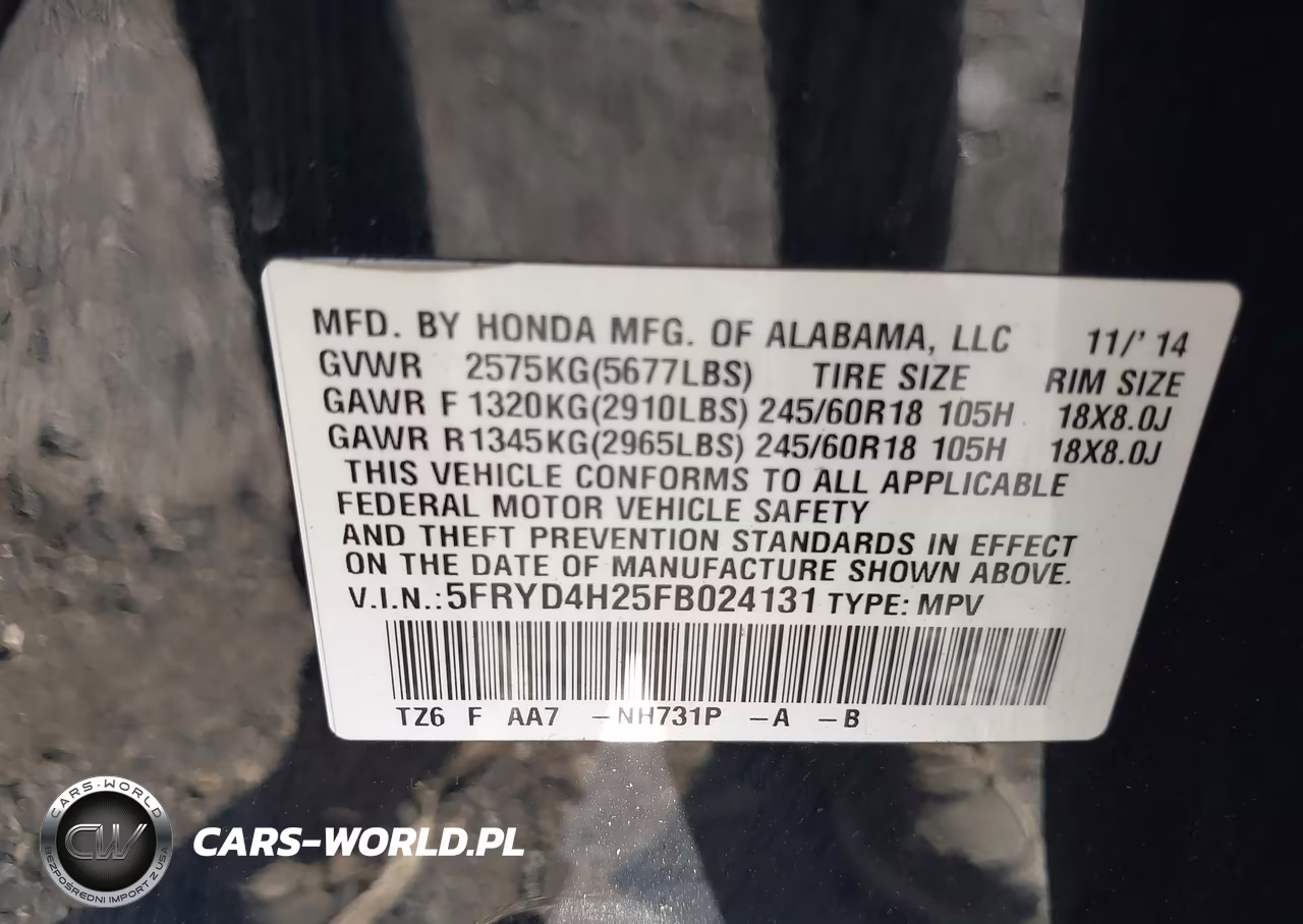 2015 Acura Mdx VIN:5FRYD4H25FB024131 - 9