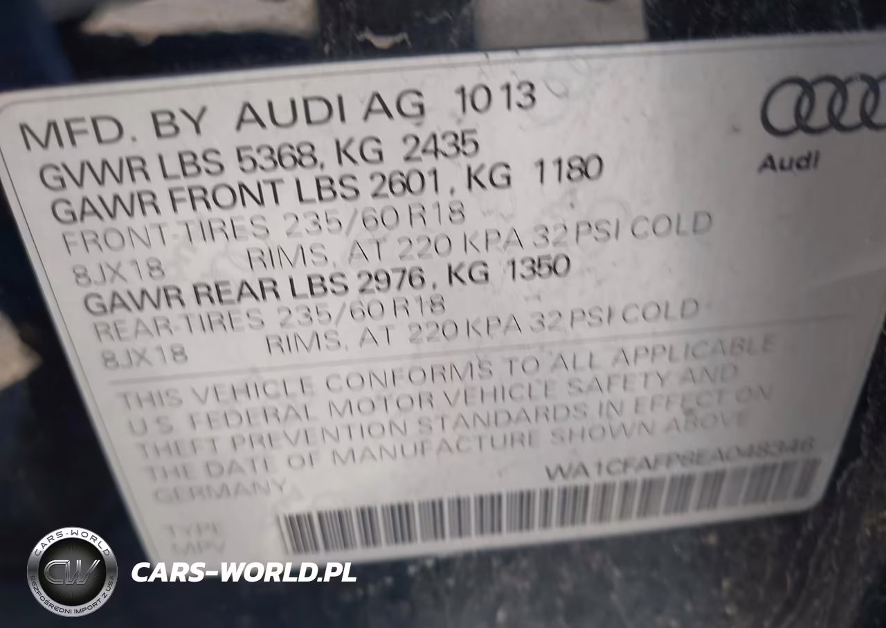 2014 Audi Q5 2.0T Premium VIN:WA1CFAFP8EA048346 - 9