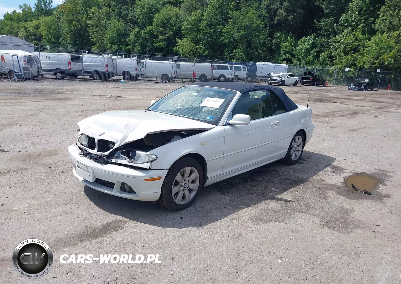 2006 BMW 325Ci VIN:WBABW33416PX87626 - 2