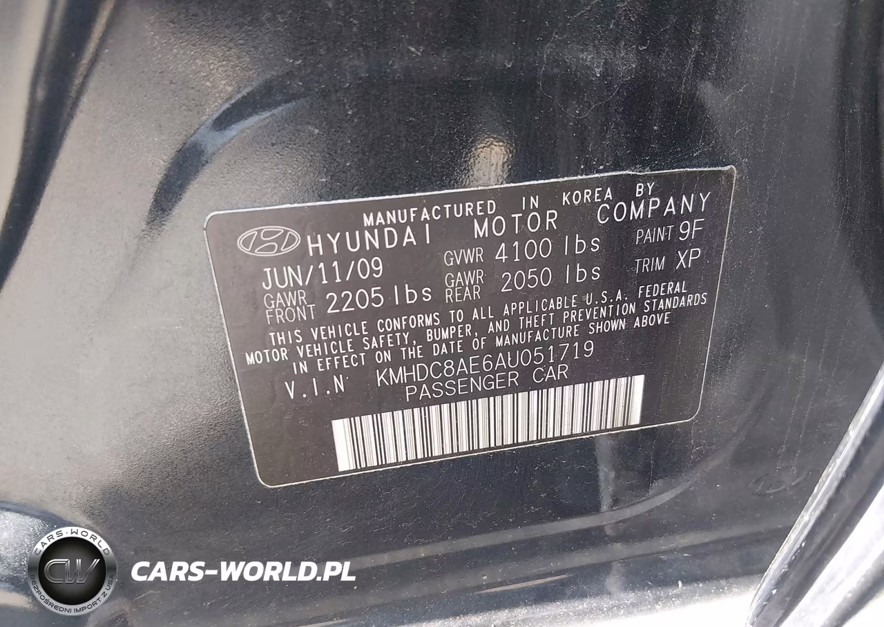 2010 Hyundai Elantra Touring Se VIN:KMHDC8AE6AU051719 - 9