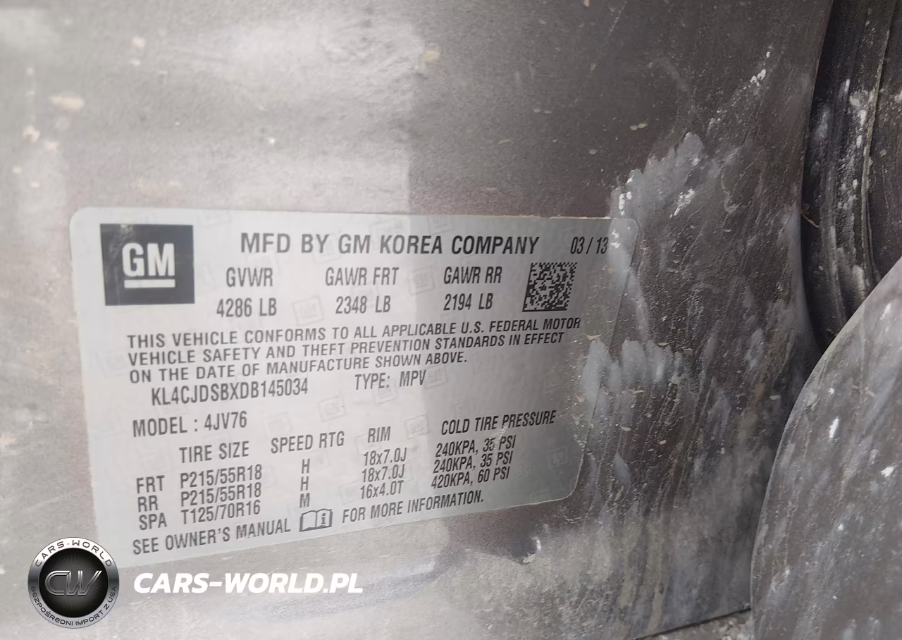 2013 Buick Encore Premium VIN:KL4CJDSBXDB145034 - 9