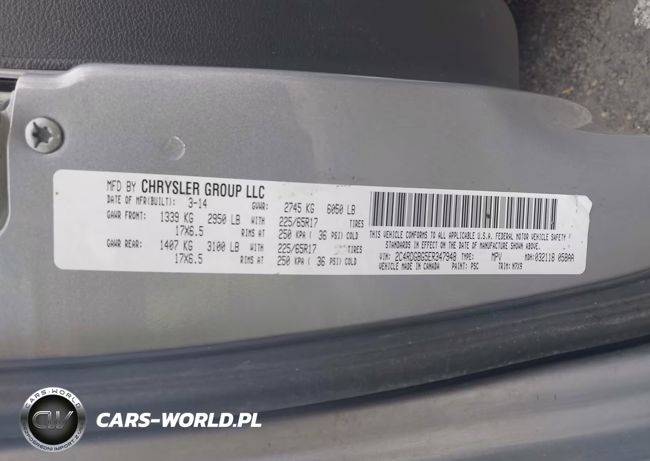 2014 Dodge Grand Caravan Se 30Th Anniversary VIN:2C4RDGBG5ER347948 - 9