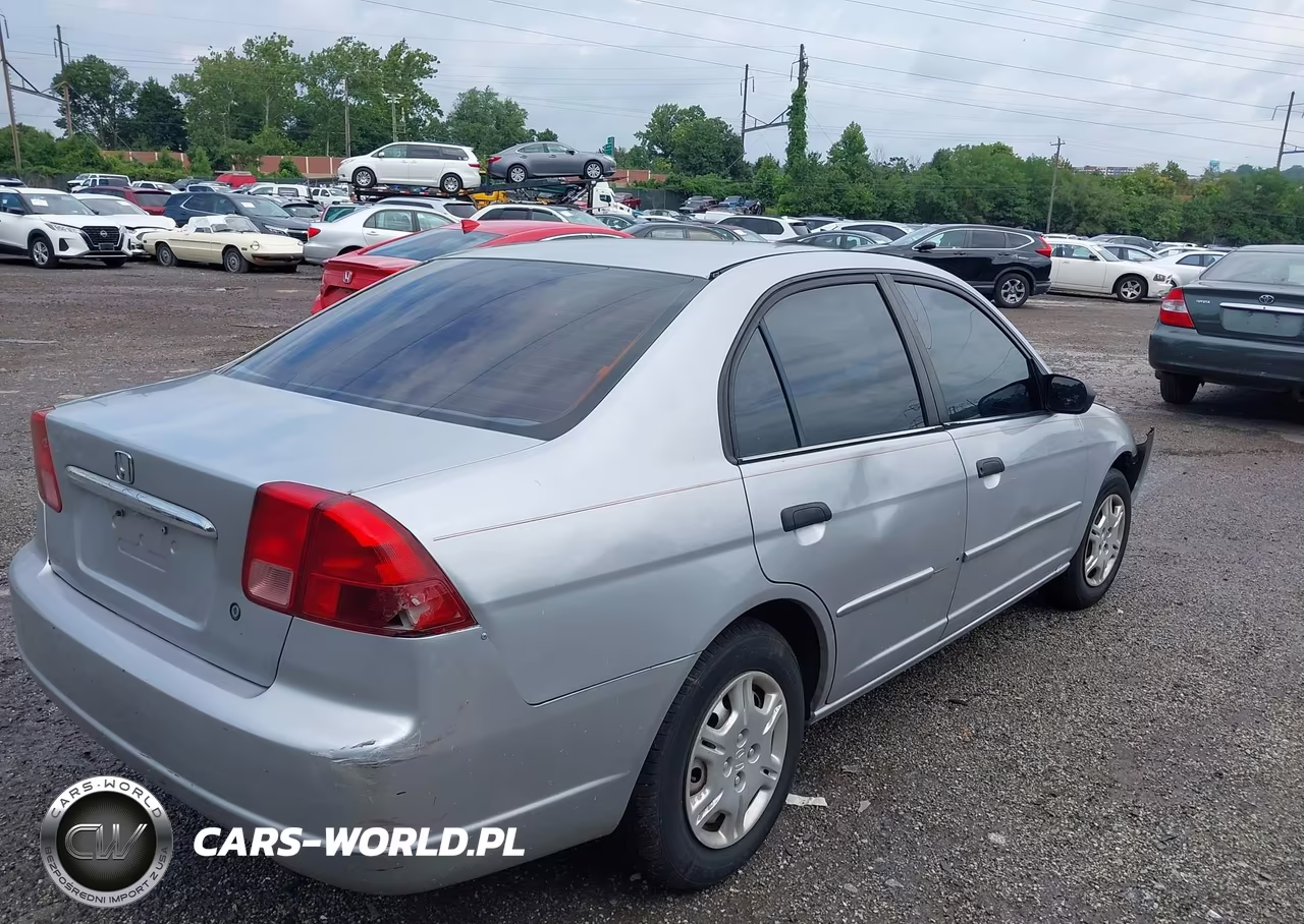 2001 Honda Civic Lx VIN:JHMES16521S010154 - 4