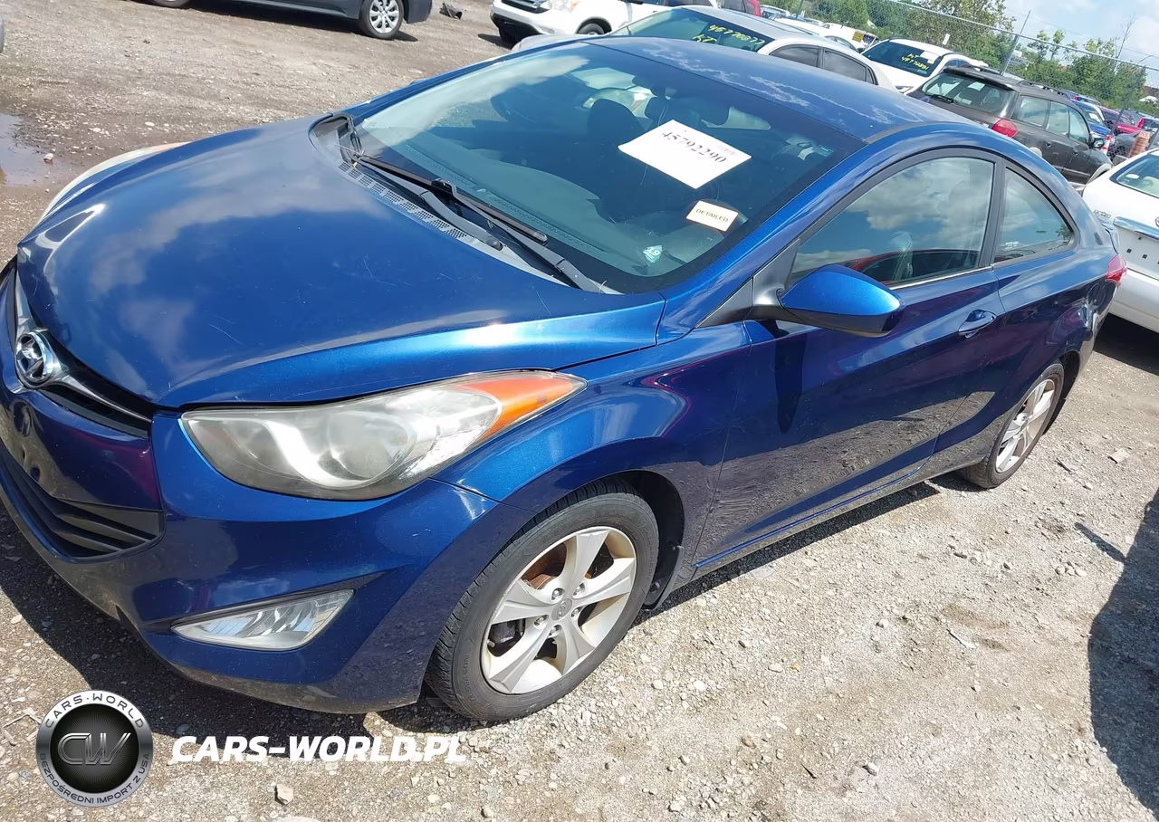 2013 Hyundai Elantra Gs VIN:KMHDH6AE0DU020072 - 2