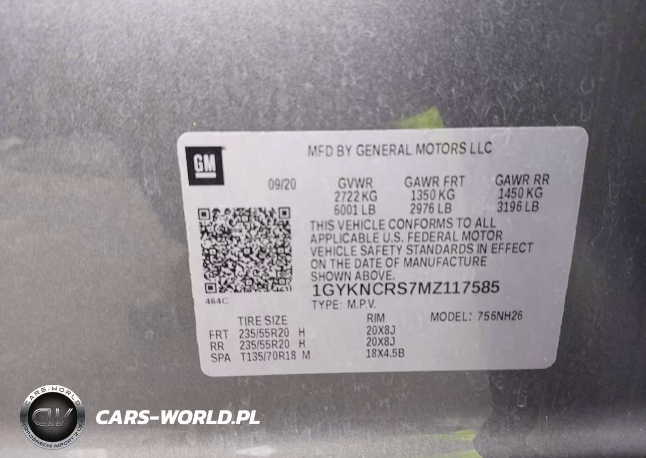 2021 Cadillac Xt5 Fwd Premium Luxury VIN:1GYKNCRS7MZ117585 - 9