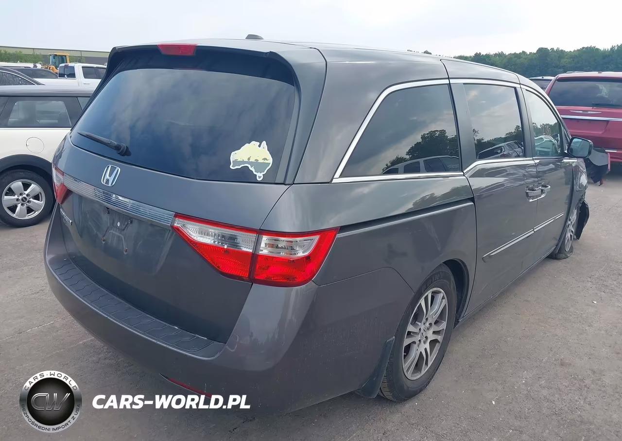 2011 Honda Odyssey Ex-L VIN:5FNRL5H68BB087719 - 4