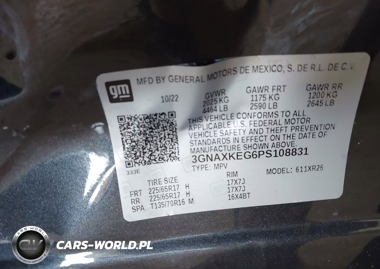 2023 Chevrolet Equinox Fwd Lt VIN:3GNAXKEG6PS108831 - 9
