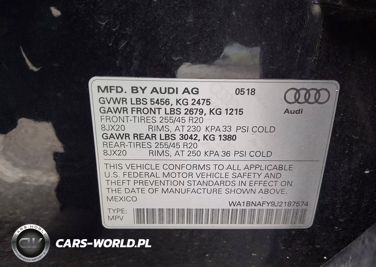 2018 Audi Q5 2.0T Premium-2.0T Tech Premium VIN:WA1BNAFY9J2187574 - 9