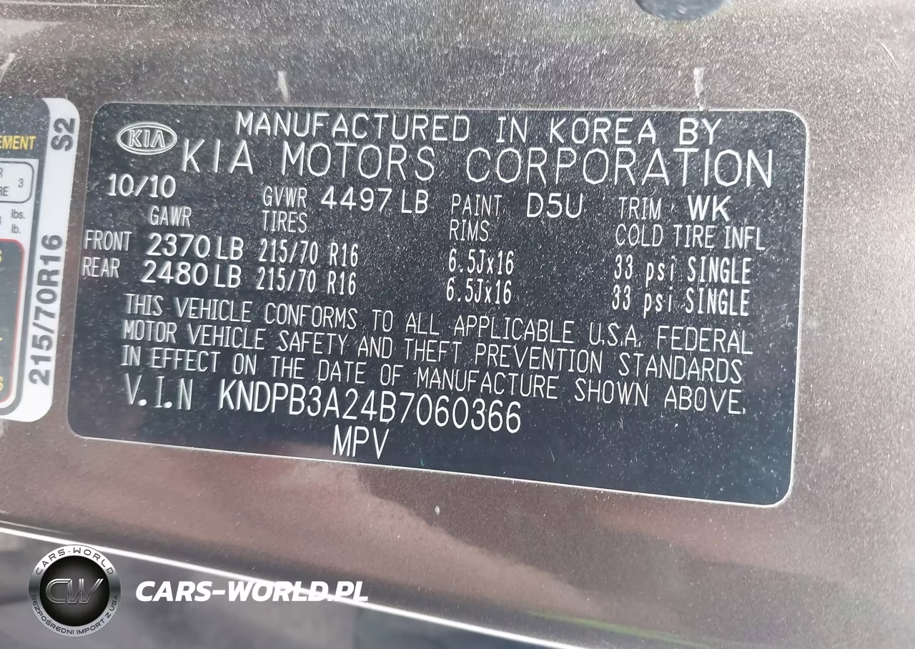 2011 Kia Sportage Lx VIN:KNDPB3A24B7060366 - 9