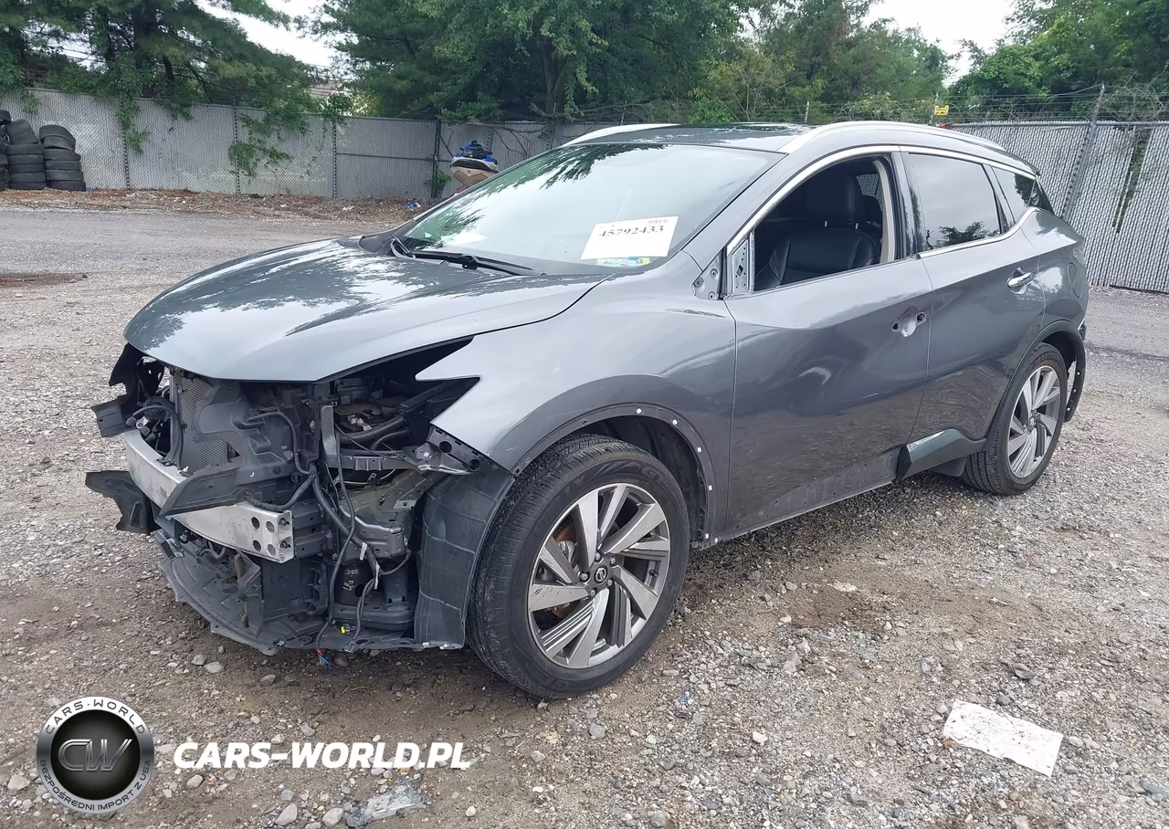 2020 Nissan Murano Sl Intelligent Awd VIN:5N1AZ2CS8LN159547 - 2
