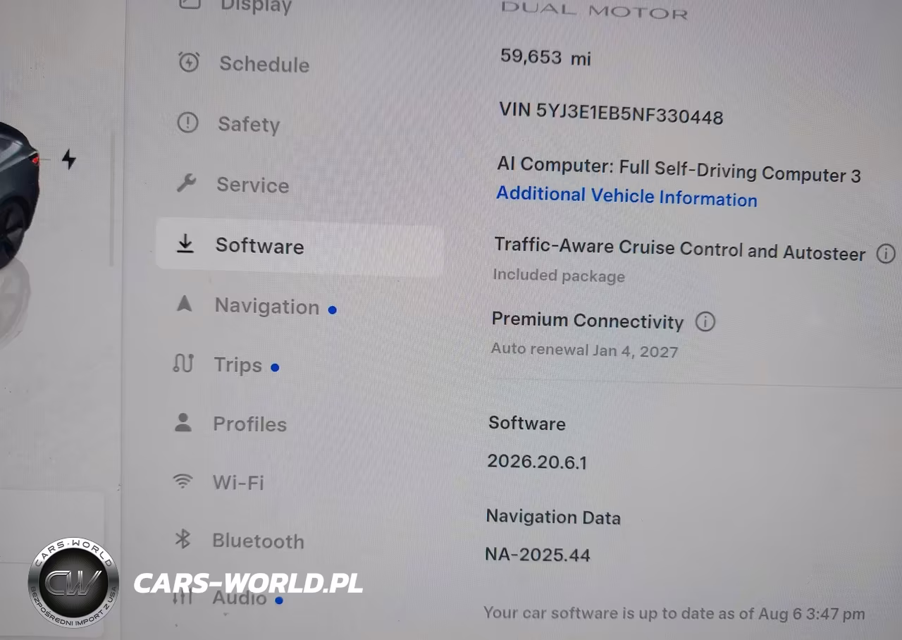 2022 Tesla Model 3 Long Range Dual Motor All-Wheel Drive VIN:5YJ3E1EB5NF330448 - 17