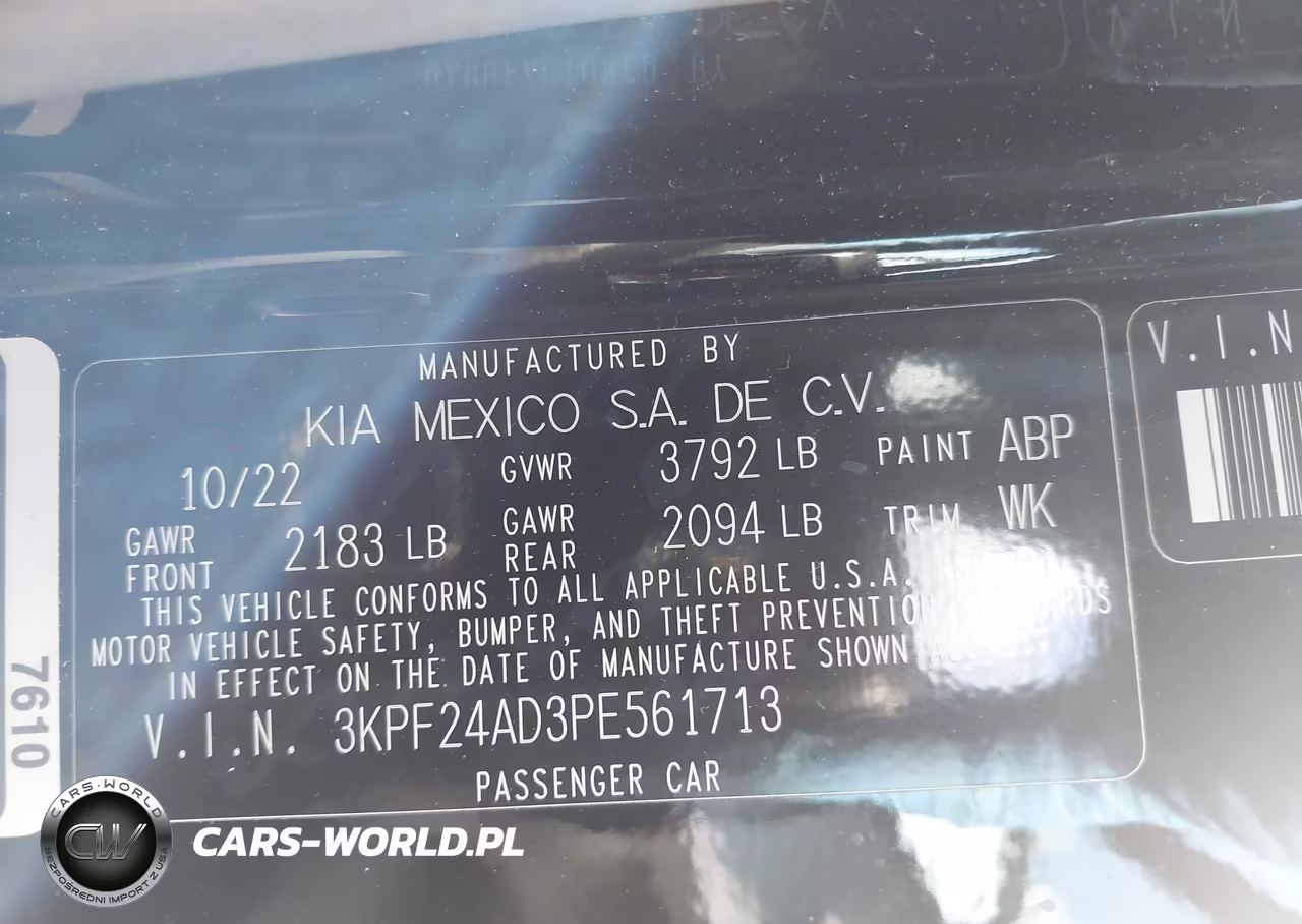 2023 Kia Forte Lxs VIN:3KPF24AD3PE561713 - 9