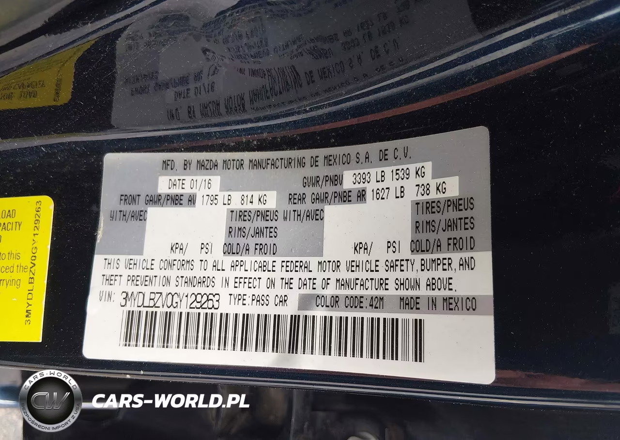 2016 Scion Ia VIN:3MYDLBZV0GY129263 - 9
