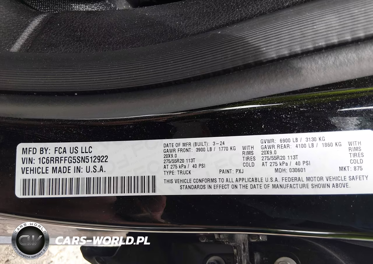 2025 Ram 1500 Big Horn 4X4 5'7 Box VIN:1C6RRFFG5SN512922 - 9
