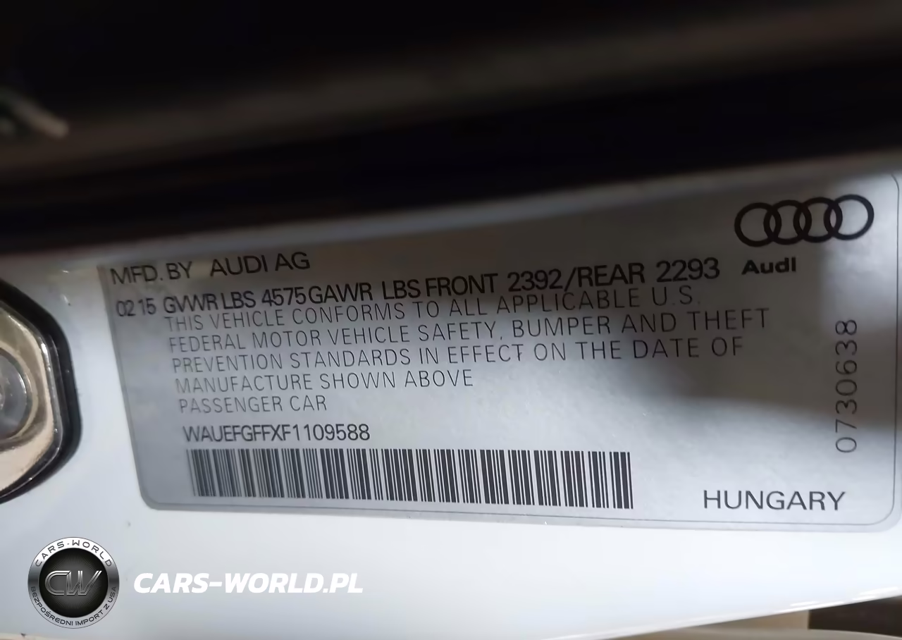 2015 Audi A3 2.0T Premium VIN:WAUEFGFFXF1109588 - 9