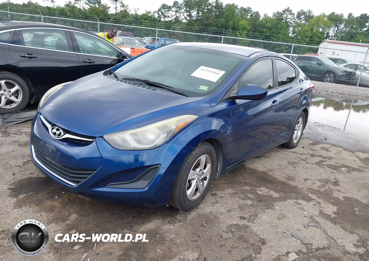 2015 Hyundai Elantra Se VIN:5NPDH4AE8FH609229 - 2
