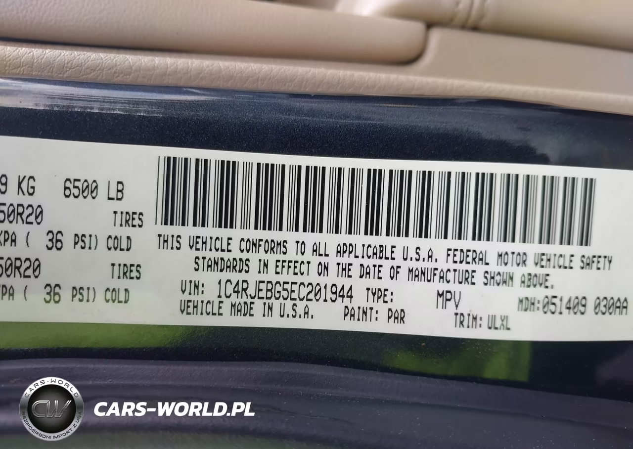 2014 Jeep Grand Cherokee Limited VIN:1C4RJEBG5EC201944 - 9