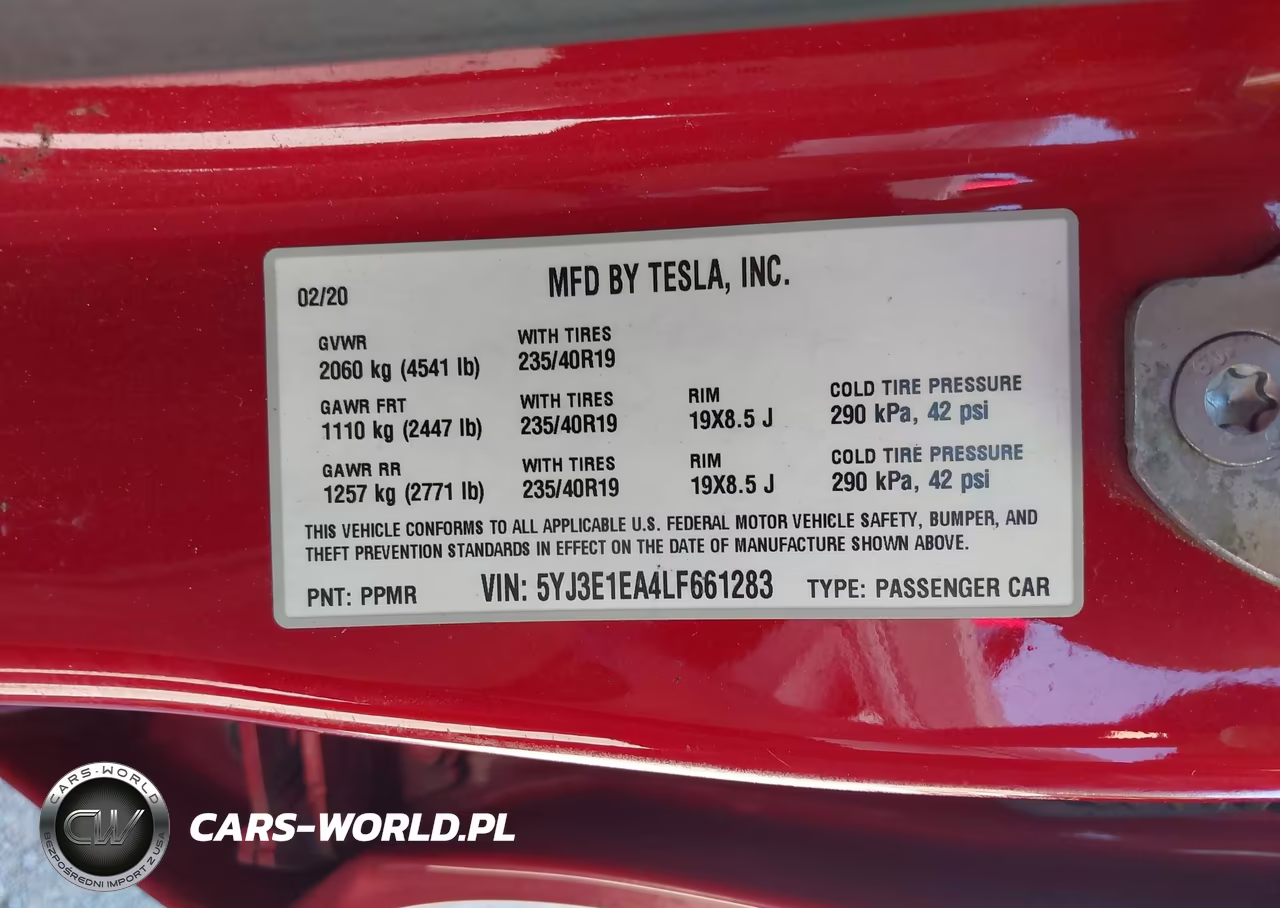 2020 Tesla Model 3 Standard Range Plus Rear-Wheel Drive-Standard Range Rear-Wheel Drive VIN:5YJ3E1EA4LF661283 - 9