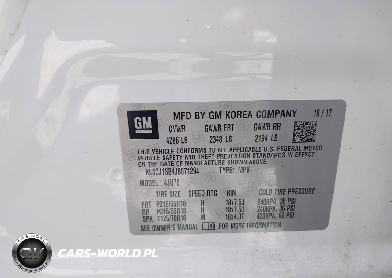 2018 Buick Encore Sport Touring VIN:KL4CJ1SB4JB571294 - 9