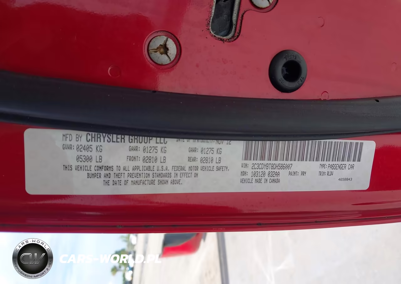 2013 Dodge Challenger R-T Plus VIN:2C3CDYBT8DH586007 - 9