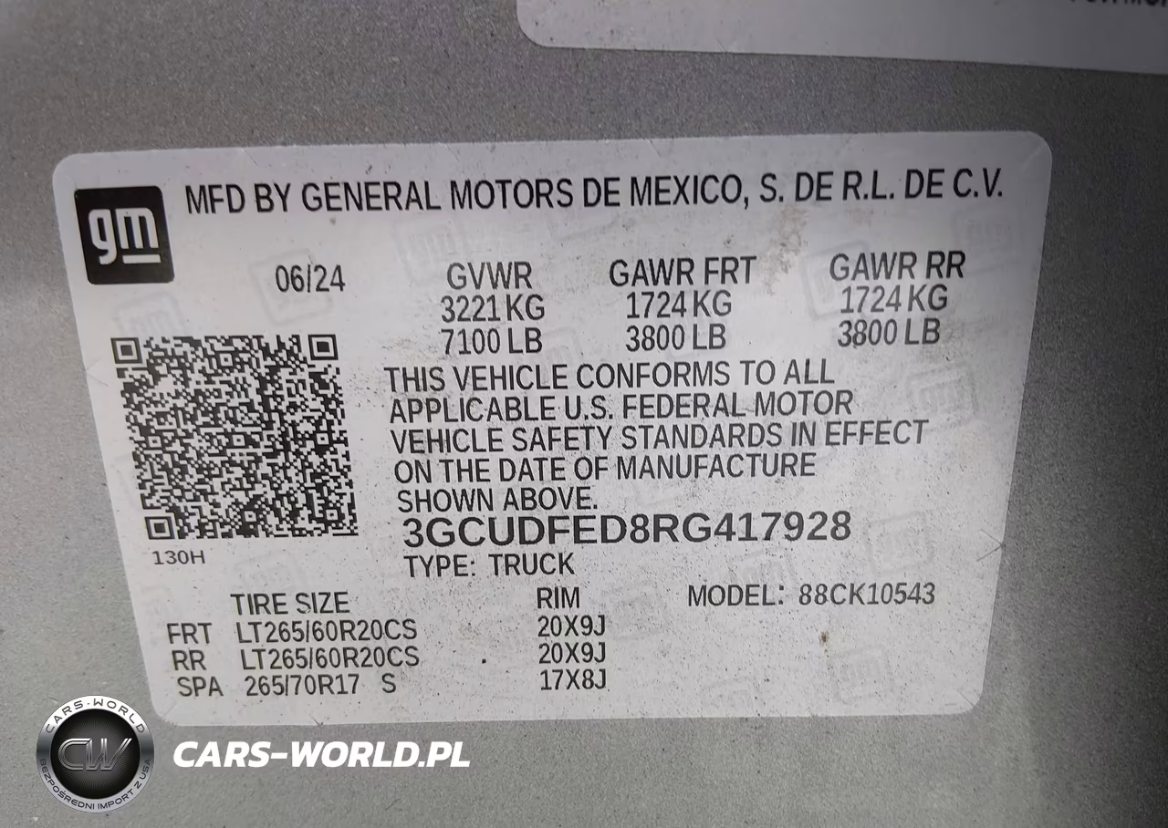 2024 Chevrolet Silverado 1500 4Wd Short Bed Lt Trail Boss VIN:3GCUDFED8RG417928 - 9