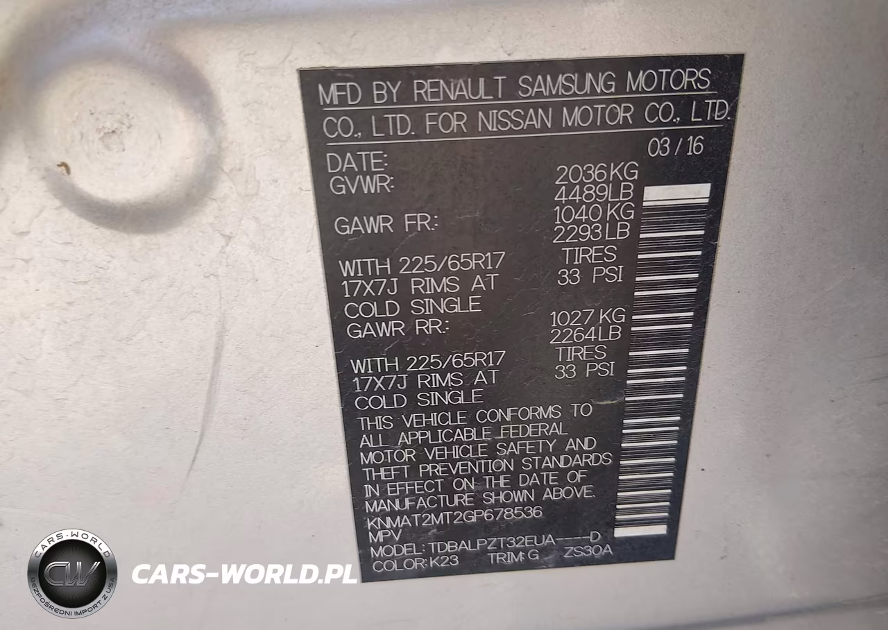 2016 Nissan Rogue S VIN:KNMAT2MT2GP678536 - 9