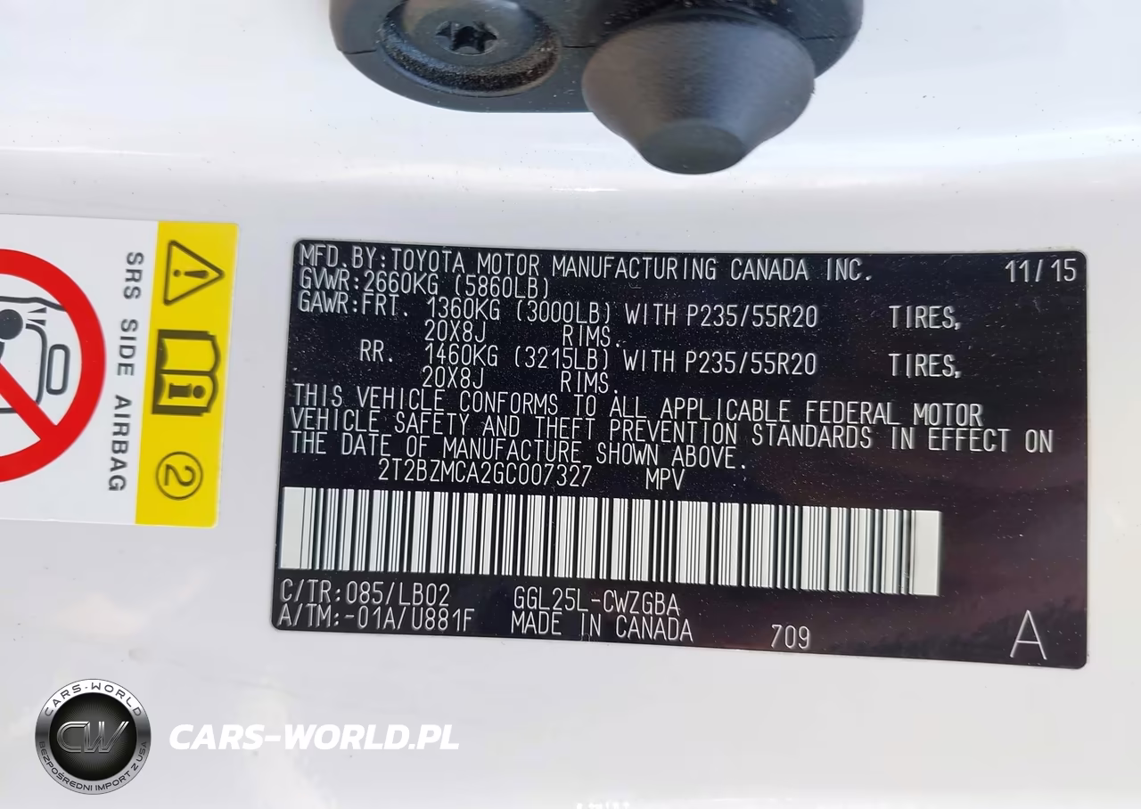 2016 Lexus Rx 350 VIN:2T2BZMCA2GC007327 - 9