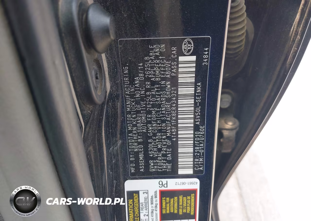2014 Toyota Camry Le VIN:4T4BF1FK8ER434321 - 9