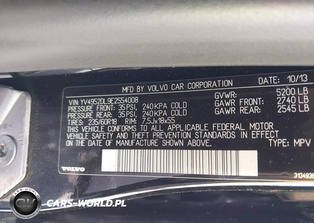 2014 Volvo Xc60 3.2 Premier VIN:YV4952DL9E2554008 - 9