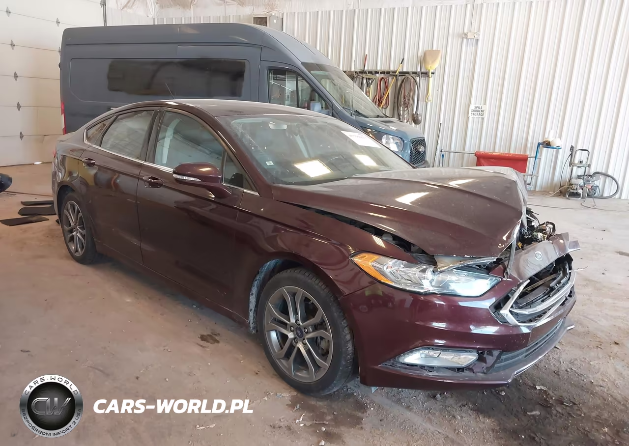 2017 Ford Fusion Se VIN:3FA6P0H78HR349450 - 1