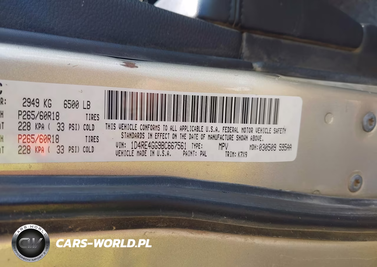 2011 Dodge Durango Crew VIN:1D4RE4GG9BC667561 - 9
