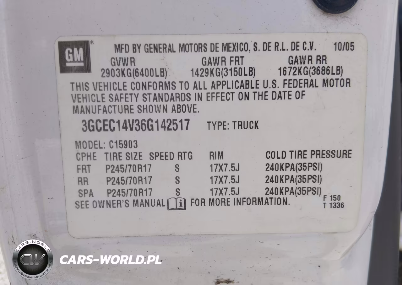 2006 Chevrolet Silverado 1500 Work Truck VIN:3GCEC14V36G142517 - 9