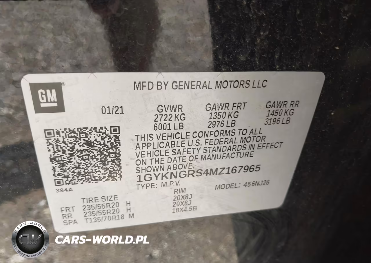 2021 Cadillac Xt5 Awd Sport VIN:1GYKNGRS4MZ167965 - 9