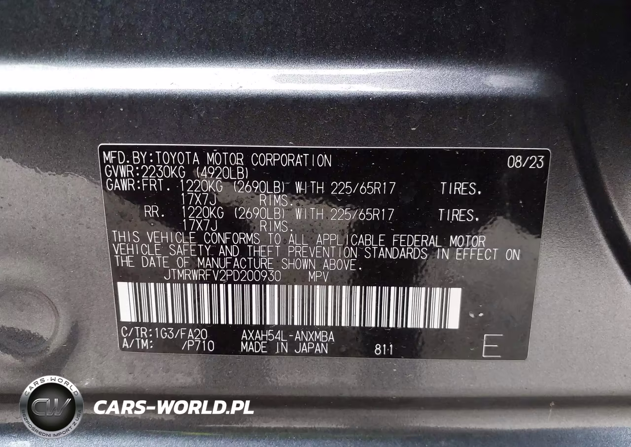 2023 Toyota Rav4 Hybrid Xle VIN:JTMRWRFV2PD200930 - 9